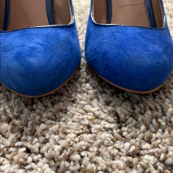 🎉HP 4X!🎉GUC SIZE 7.5 ALDO Cobalt Blue 4” Heels - Picture 6 of 7